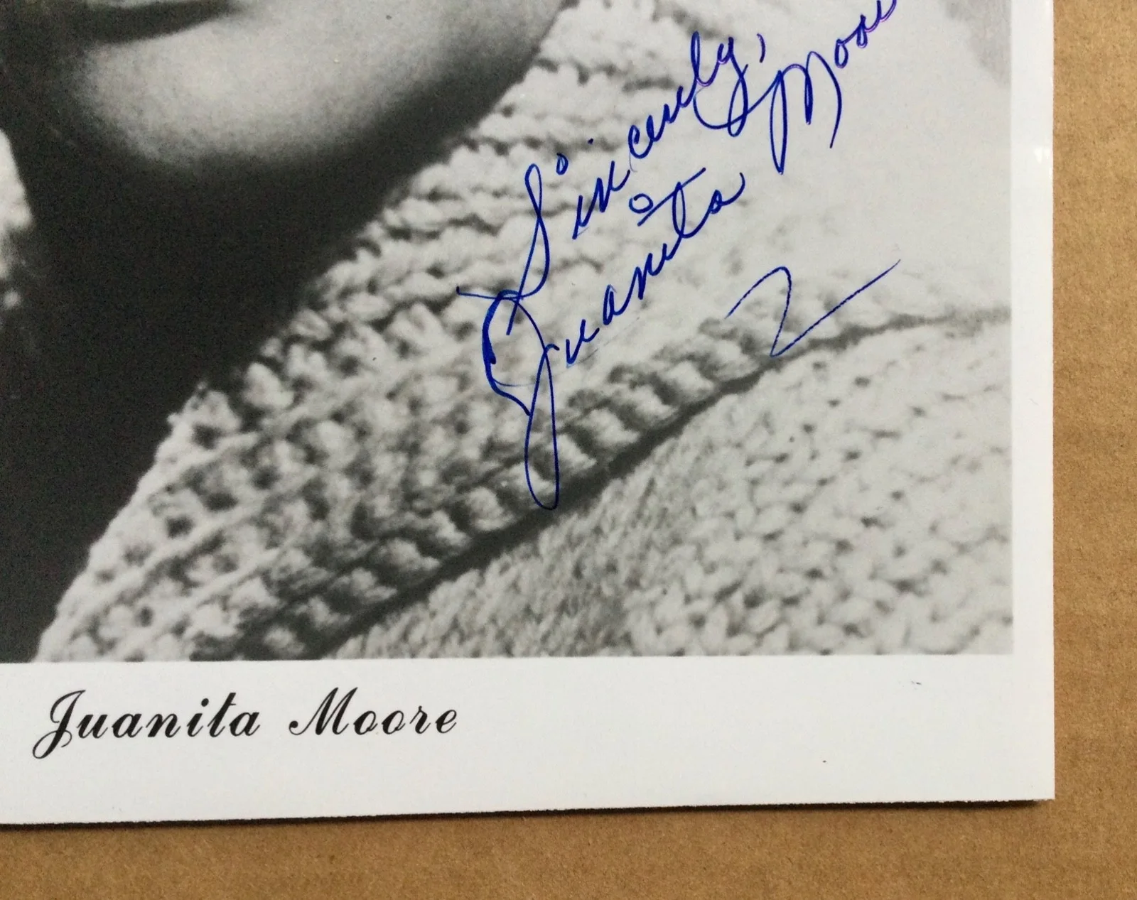 Juanita Moore — RARE Juanita Moore (1914-2014) Signed Autographed 8”x10” photo Imitation Of Life, изображение 5