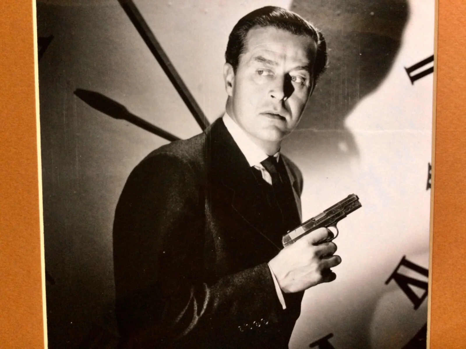 Ray Milland — Ray Milland (1907-1986) matted display with autograph & photo from The Big Clock, image 5