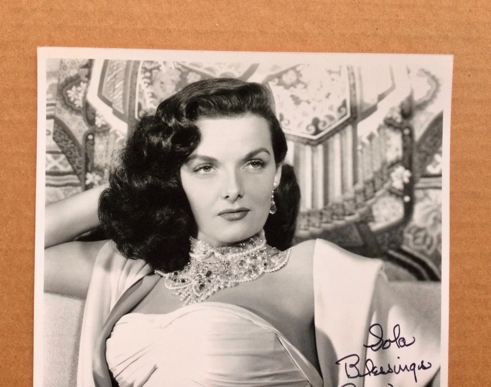 Jane Russell — Sexy 8x10 glossy signed autographed photo of Jane Russell (1921-2011), изображение 3