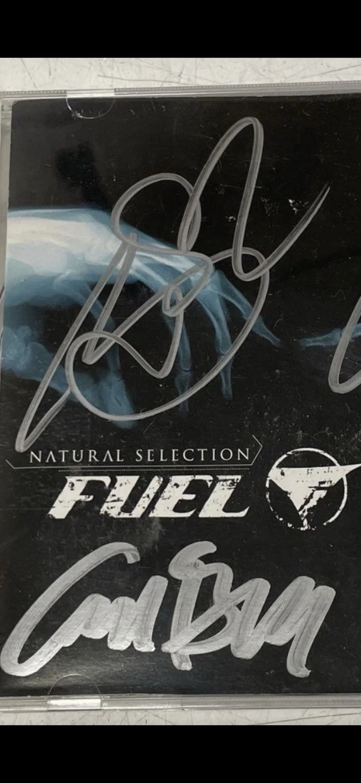 Fuel Signed CD Booklet For “Natural Selection”. Brett Scallions & Carl Bell Last, изображение 2