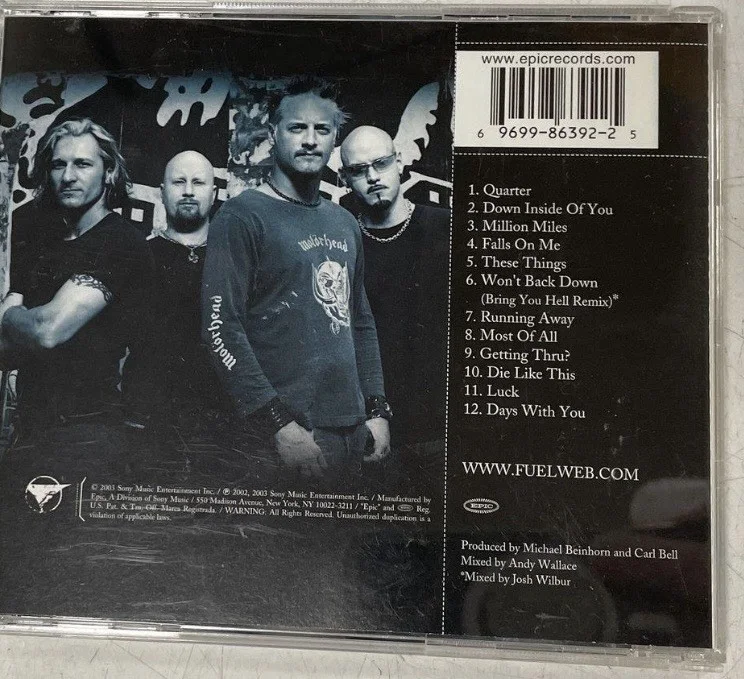 Fuel Signed CD Booklet For “Natural Selection”. Brett Scallions & Carl Bell Last, изображение 5