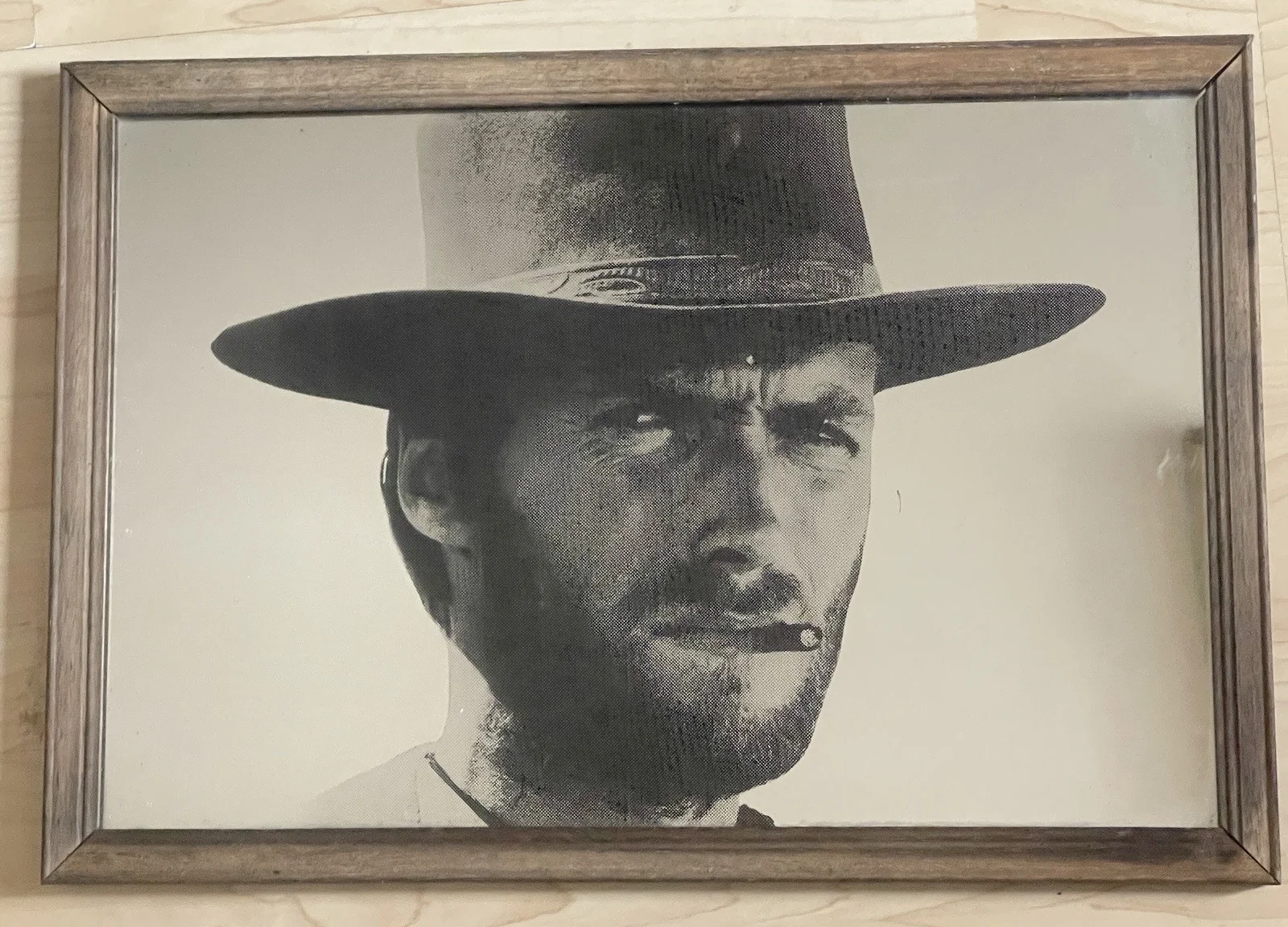 Two Clint Eastwood mirror portraits from Italian western movies, изображение 2