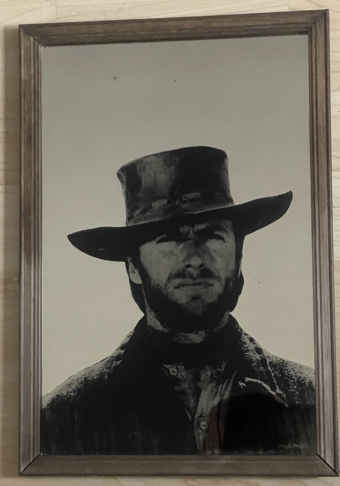 Two Clint Eastwood mirror portraits from Italian western movies, изображение 3