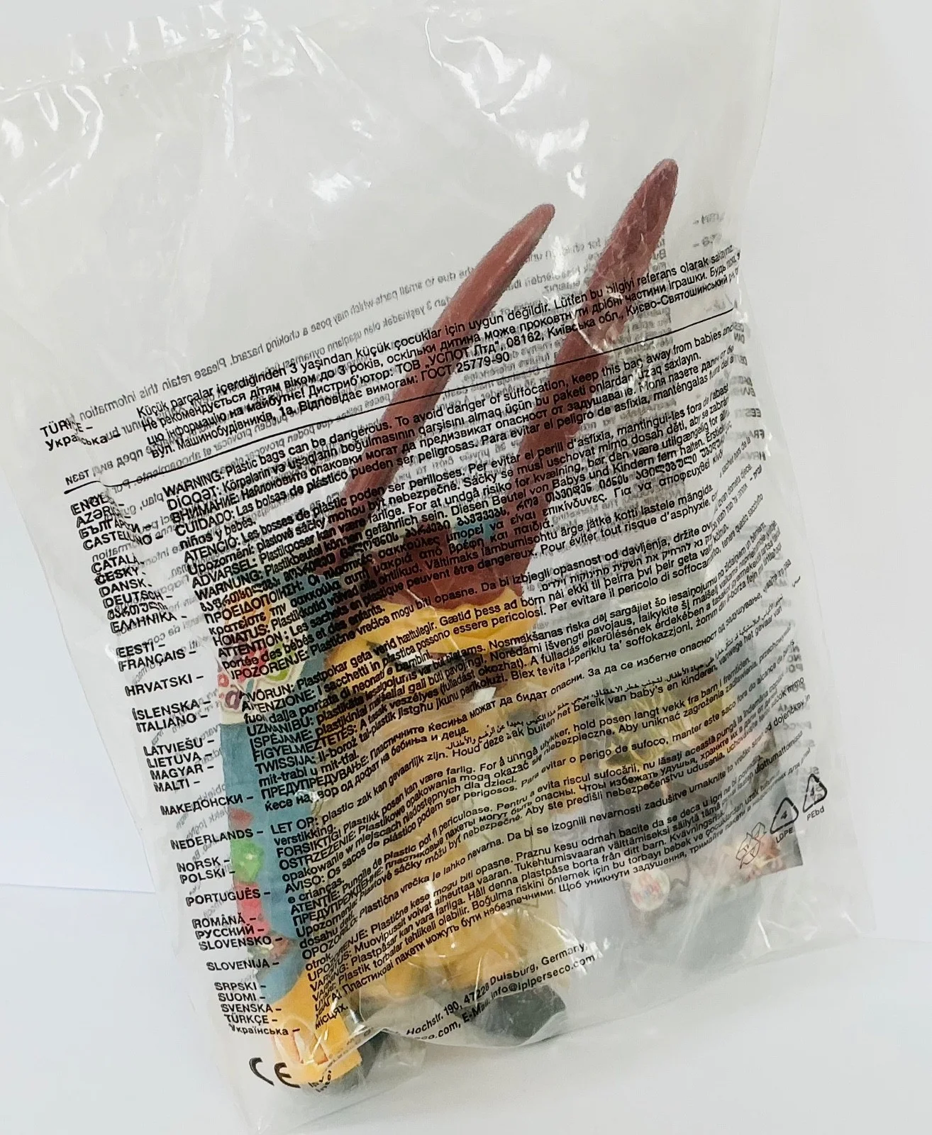 NEW 2008 MCDONALDS IGOR MOVIE BENDY SCAMPER RABBIT TOY FIGURE RARE COLLECT, image 2