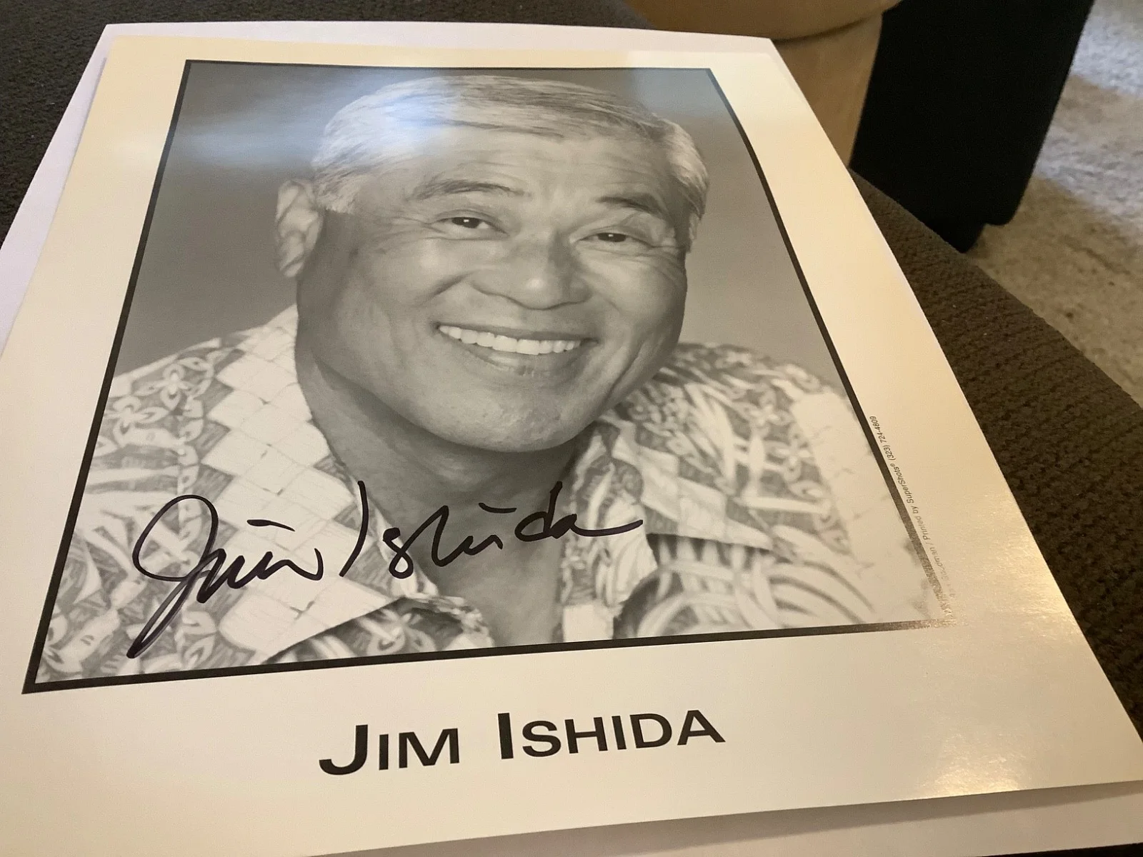 Jim Ishida — Jim Ishida autographed signed photo Back to the Future