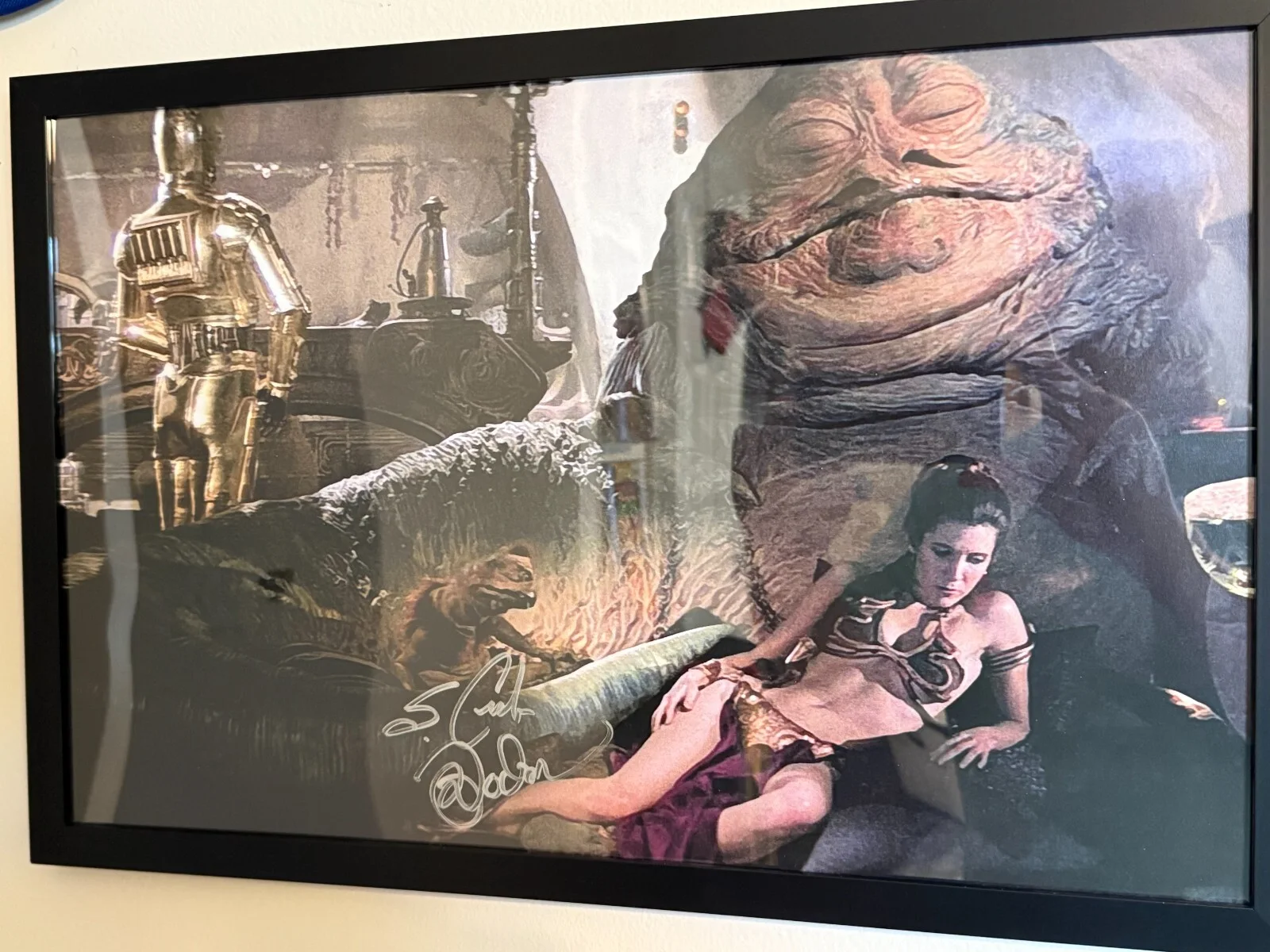 Mark Dodson — STAR WARS Mark DODSON signed 11X16 FRAMED PHOTO Voice Salacious Crumb Auto, image 3