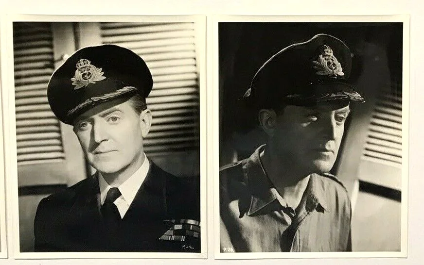 Vintage Movie Film Photos Jack Warner Albert RN Military Navy Uniform Lot 1953, изображение 3