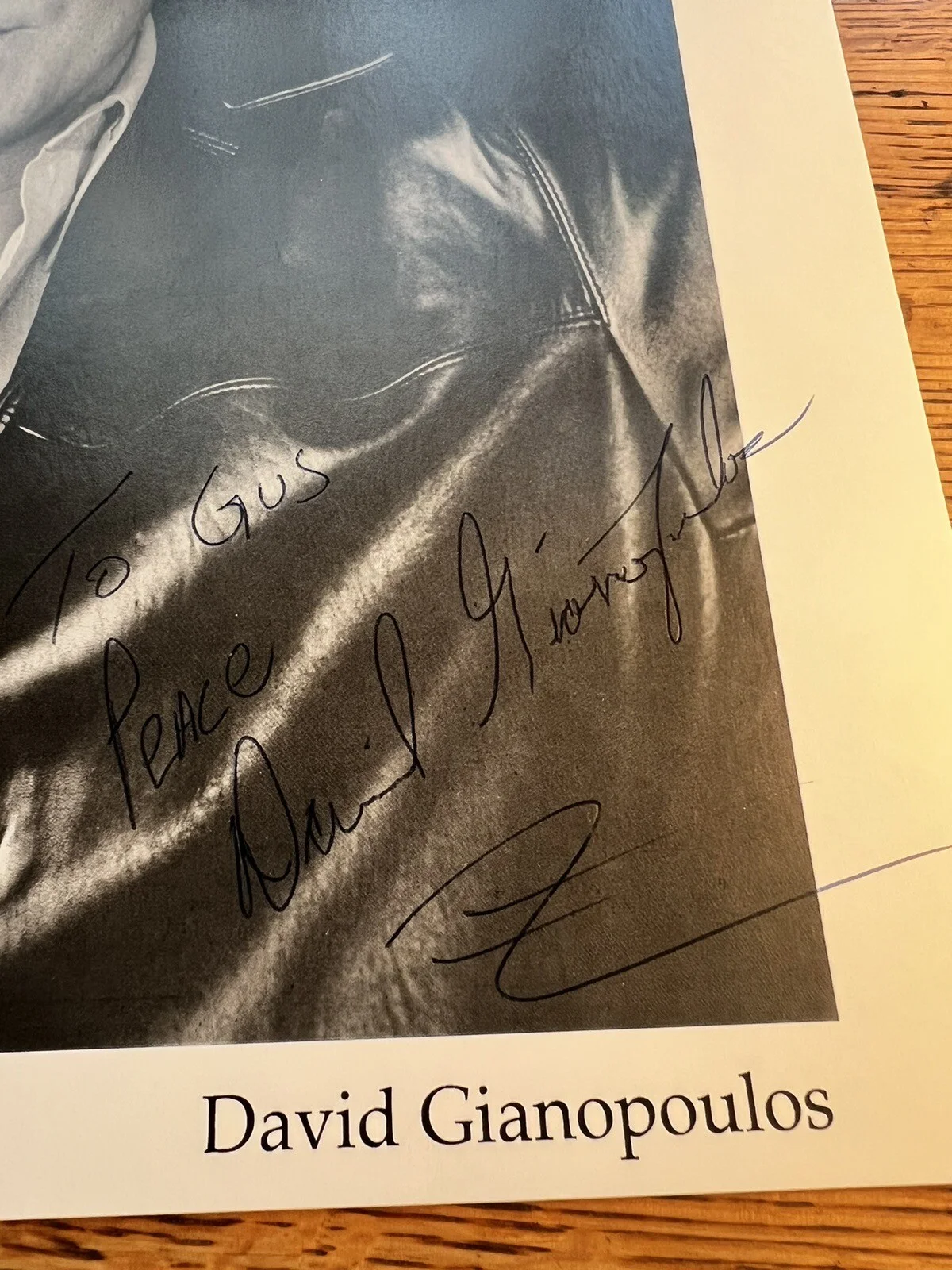 David Gianopoulos - Actor-Air Force One a - 8x10 Photo Signed Autograph, image 3