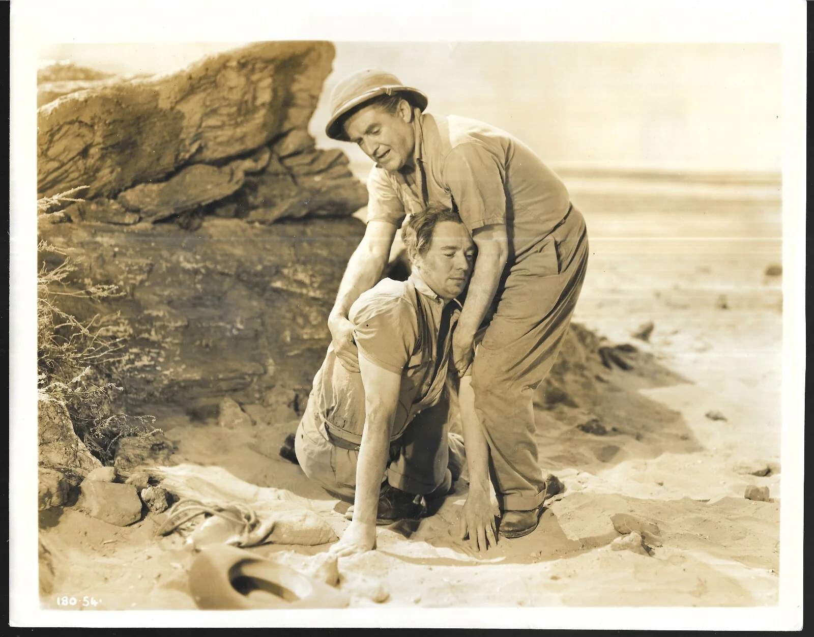 British Actor Jack Warner Movie Film Photo Huggetts Abroad Scene Jimmy Hanley, изображение 2