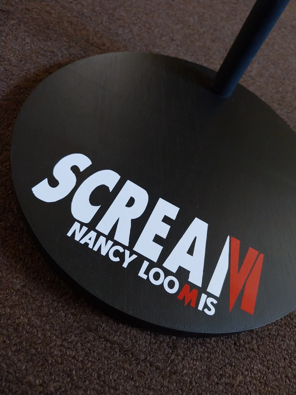 Scream Vi Nancy Loomis Custom Mask Display Stand, image 2