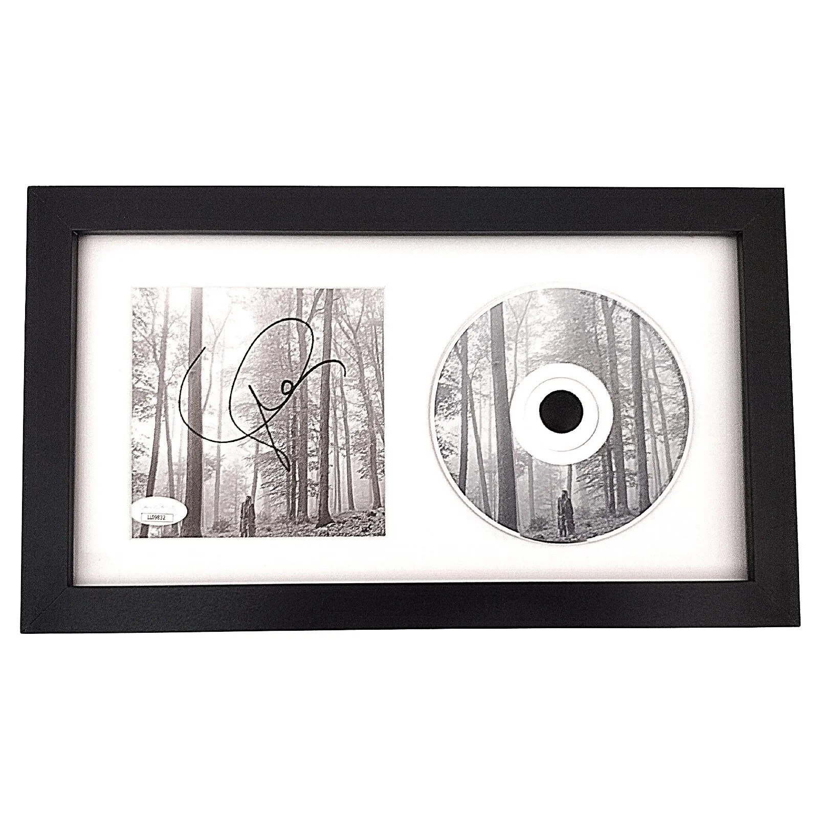 Taylor Swift — Taylor Swift Signed CD Folklore Album Cover Framed JSA Authenticated Autograph, image 3