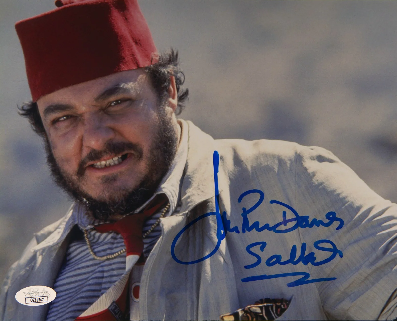 John Rhys-Davies — John Rhys-Davies Signed 8x10 Photo Indiana Jones Sallah JSA Private Signing, изображение 2