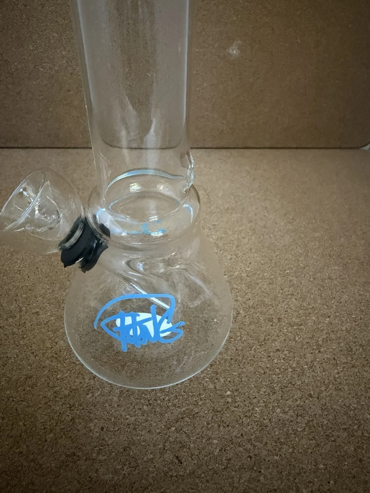 CHEECH & CHONG DUAL SIGNED GLASS BONG. BLOD BLUE SIGNATURES. JSA CERTIFIED!, изображение 2