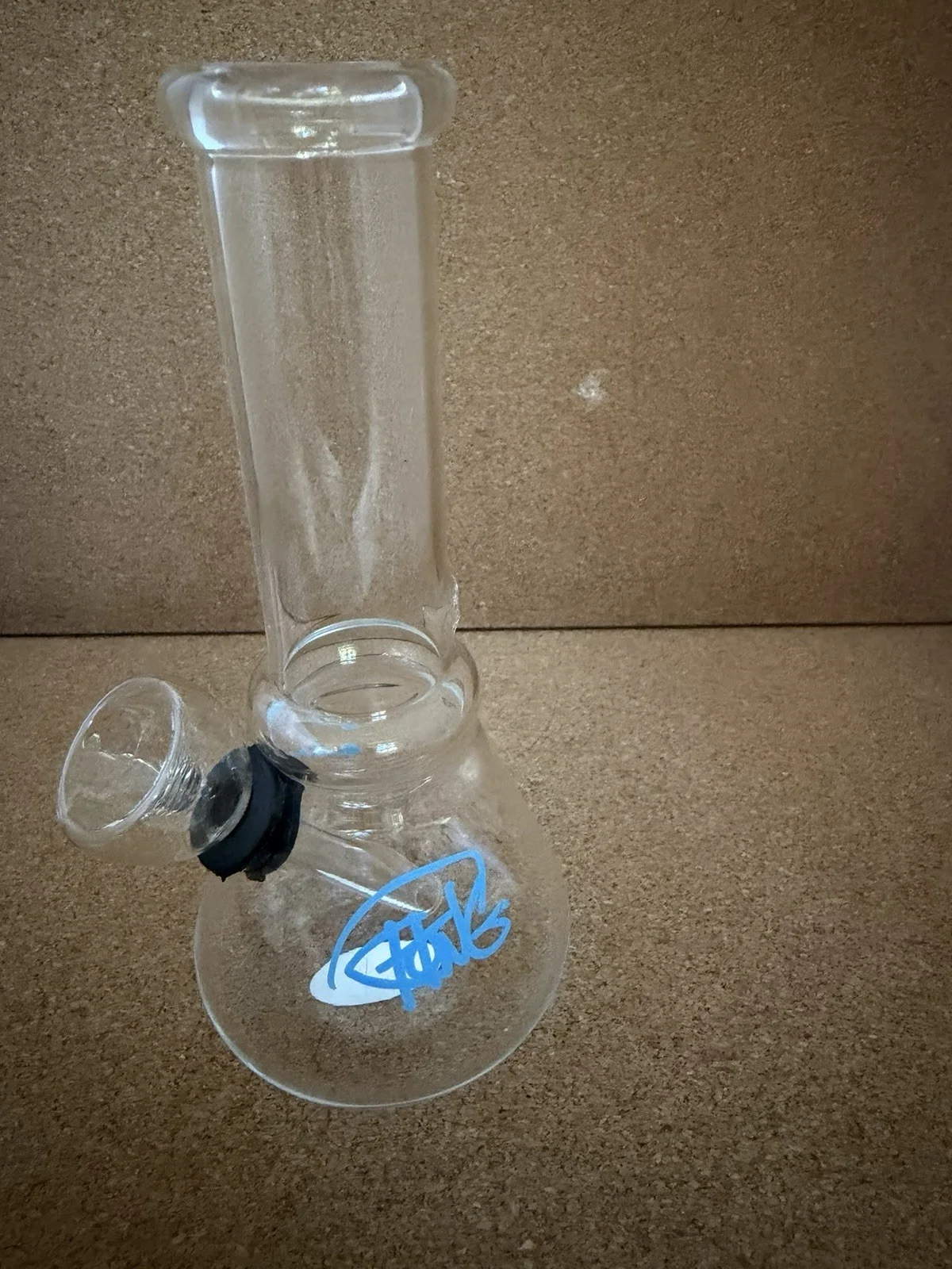 CHEECH & CHONG DUAL SIGNED GLASS BONG. BLOD BLUE SIGNATURES. JSA CERTIFIED!, изображение 5