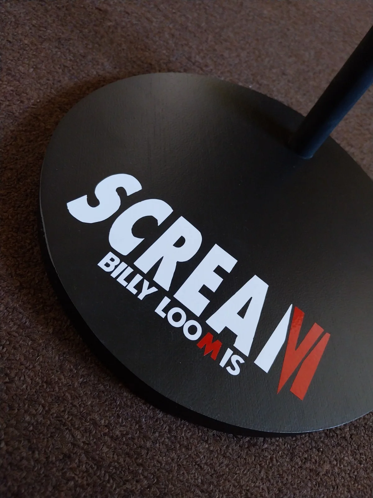 Scream Vi Billy Loomis Custom Mask Display Stand, image 3
