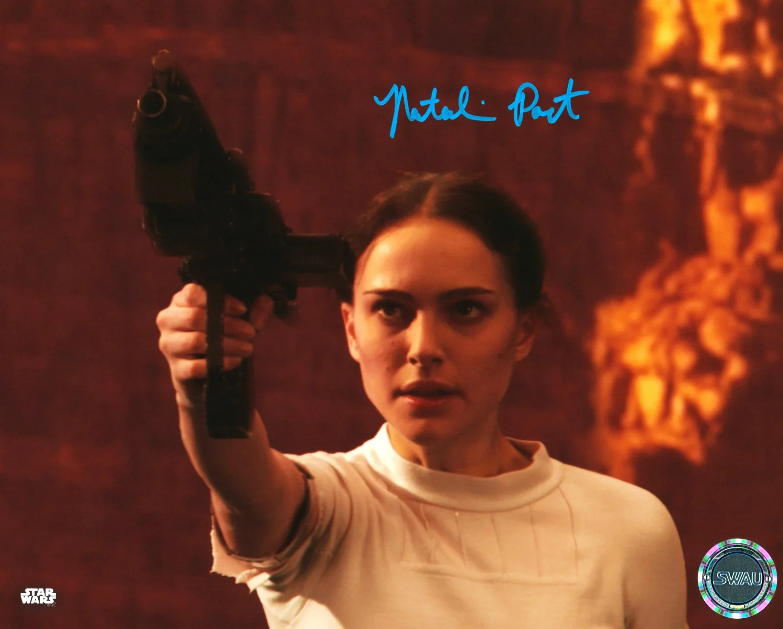 Natalie Portman — Natalie Portman Signed SWAU COA Autographed 8X10 Star Wars II Padme Photo Auto