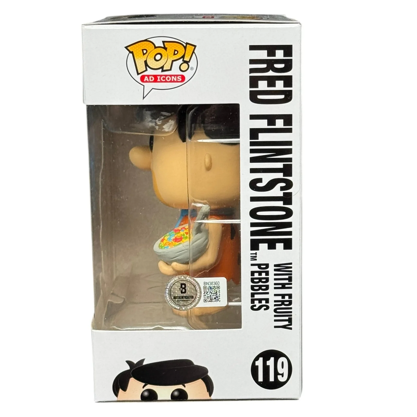 John Goodman — John Goodman Signed Fred Flintstone Funko Pop 119 Beckett Authentic Autograph, изображение 2