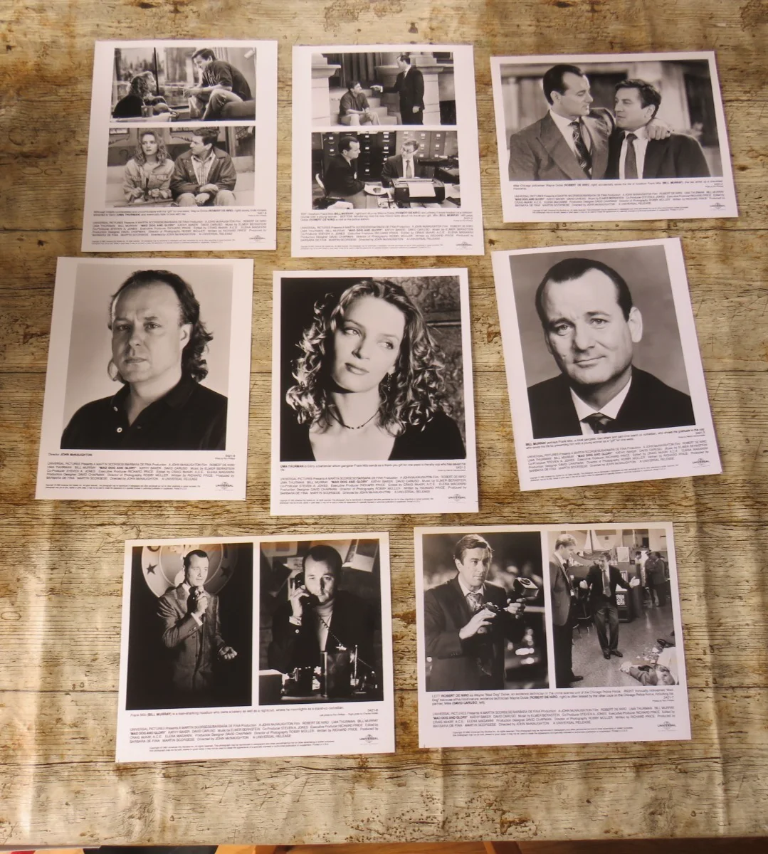 MAD DOG AND GLORY ORIGINAL 1993 CINEMA FILM PRESS KIT Robert De Niro 8 PHOTOS, изображение 4