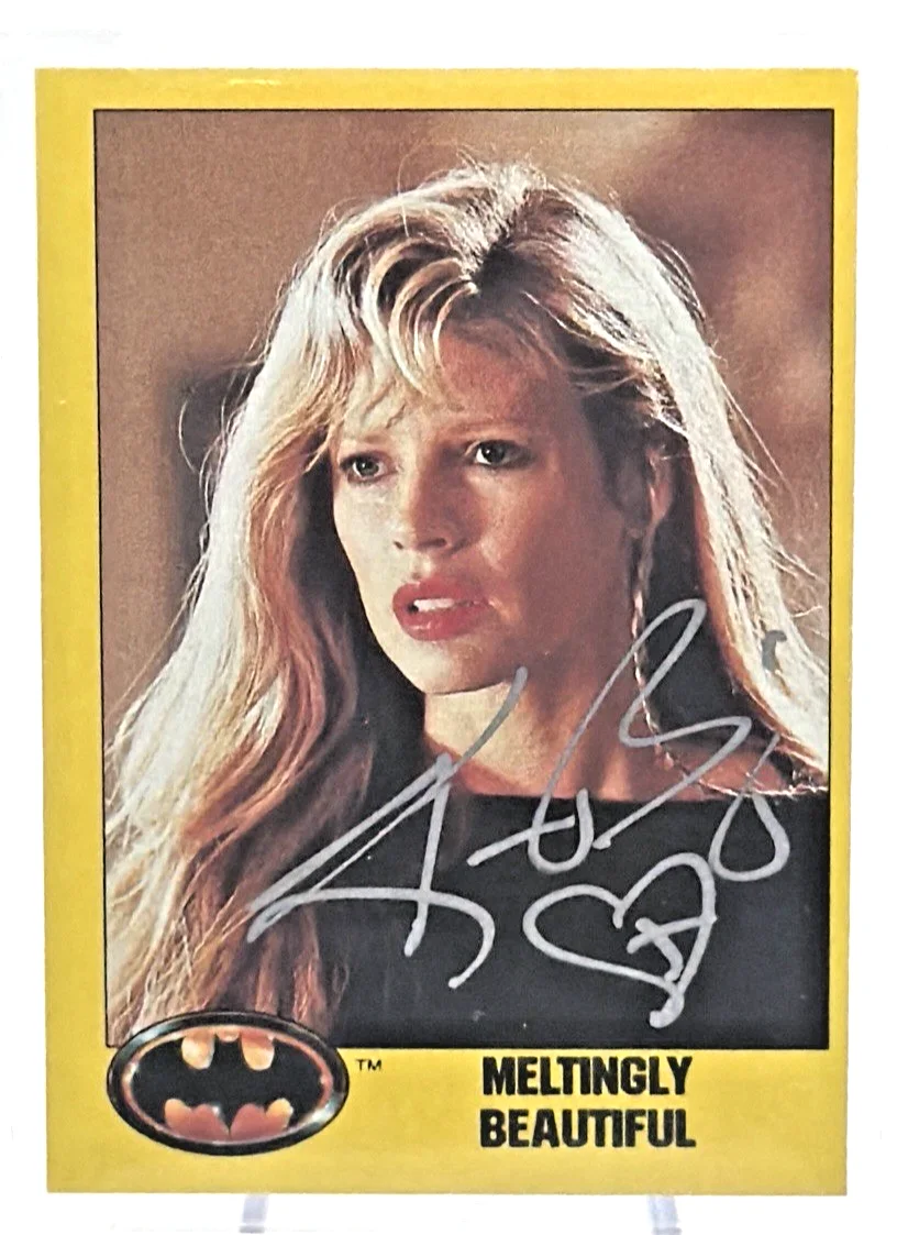 Kim Basinger — Kim Basinger Signed 1989 Batman Trading Card Beckett BAS Slabbed Auto Card #147, изображение 3