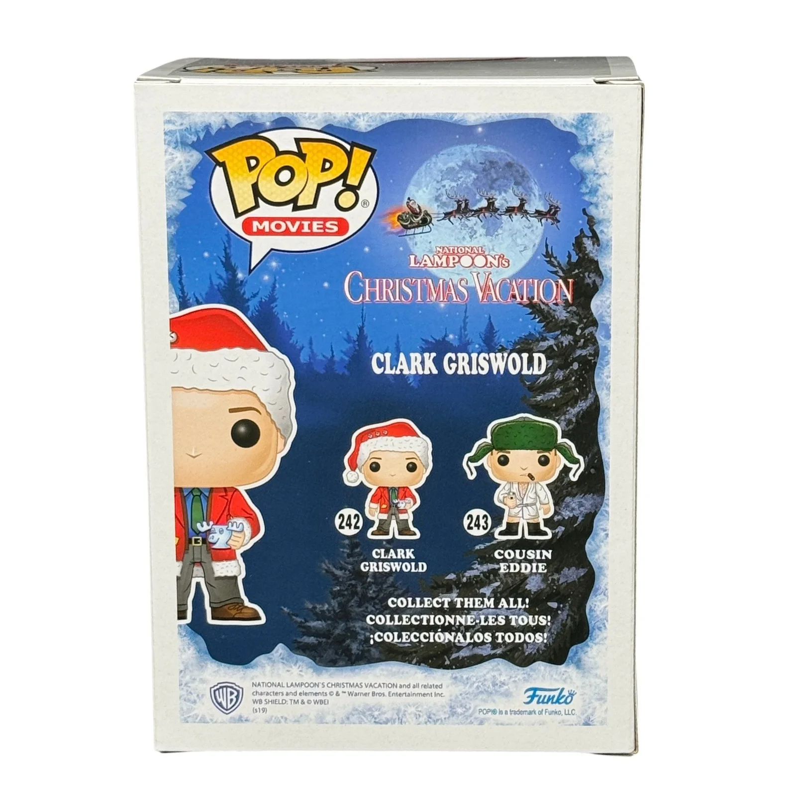 Chevy Chase — Chevy Chase Signed Clark Griswold Christmas Vacation Funko Pop 242 Beckett BAS, изображение 3