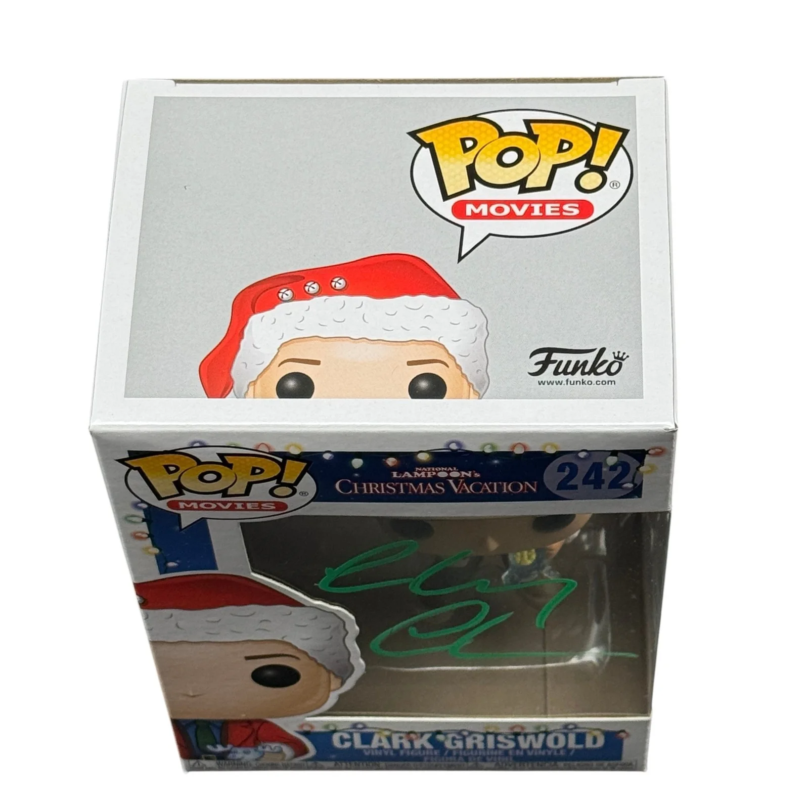Chevy Chase — Chevy Chase Signed Clark Griswold Christmas Vacation Funko Pop 242 Beckett BAS, изображение 5