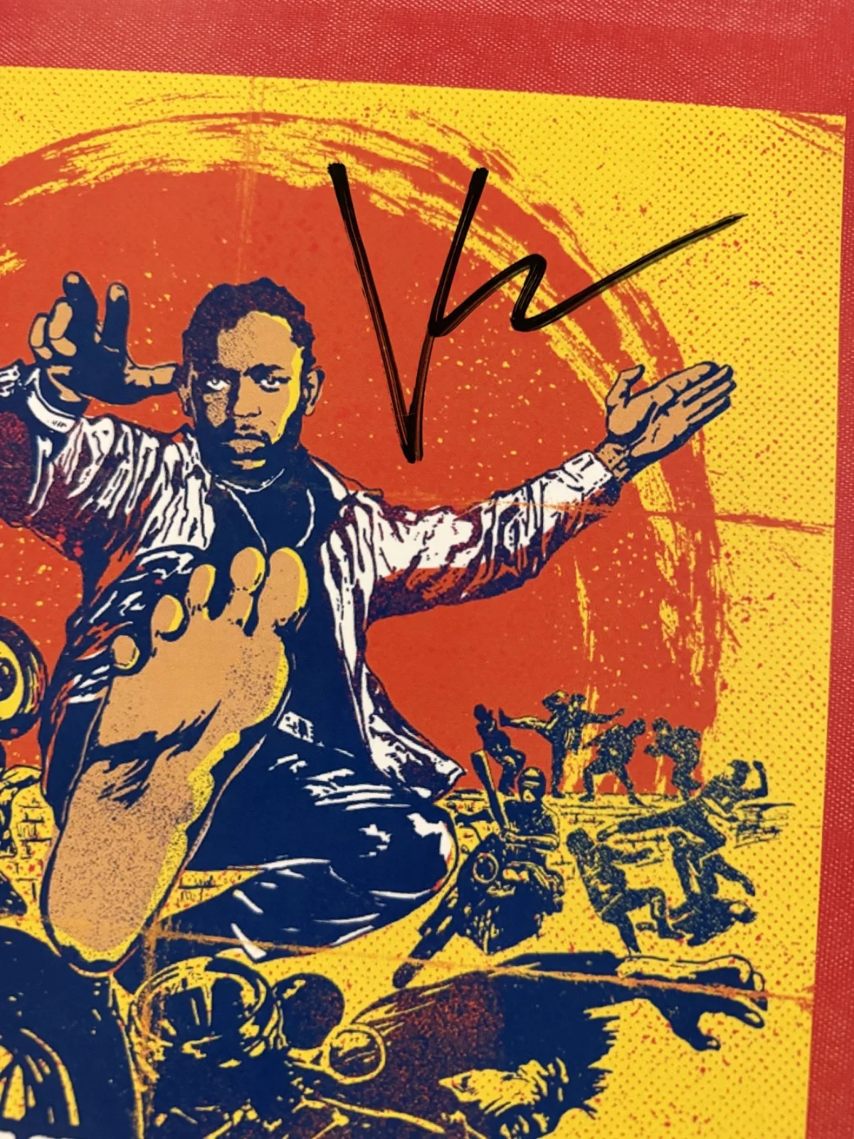 Hand Signed Kendrick Lamar The Damn Tour 11x17 Poster w/COA, image 2