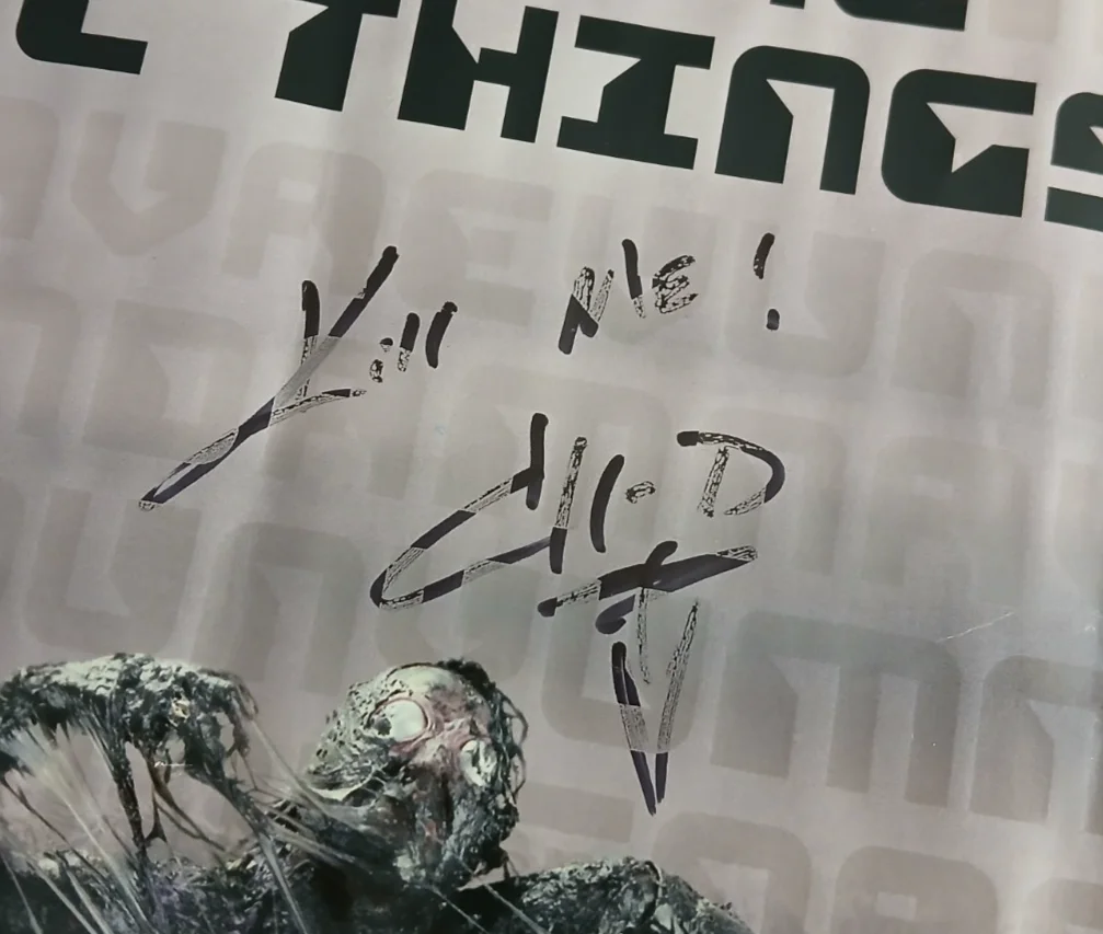 2003 Mudvayne THE END OF ALL THINGS TO COME Signed 24" x 18" Double Sided Poster, изображение 4