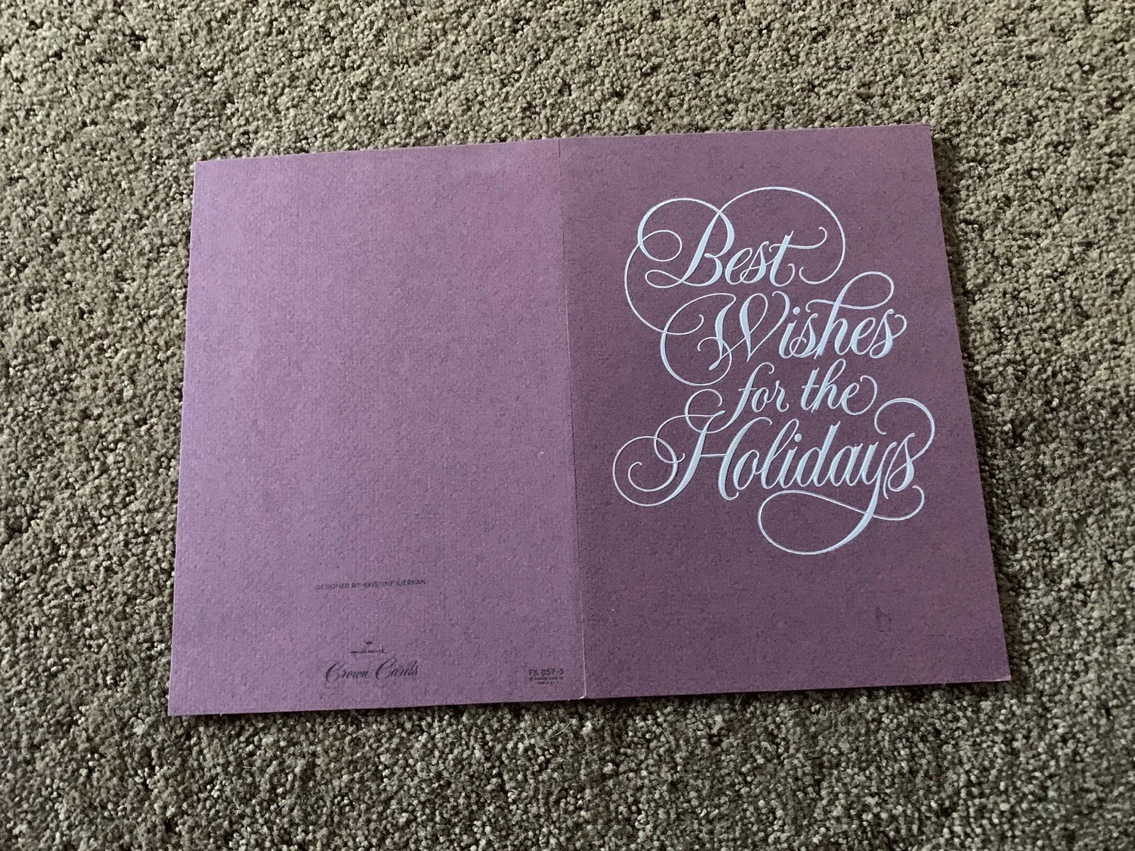 Autographed Katherine Holiday Card with Photo, image 2