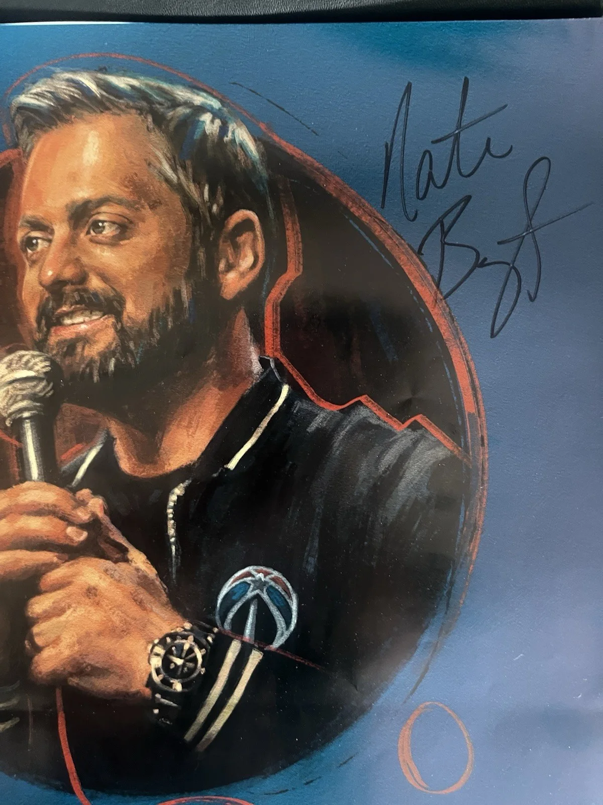 Nate Bargatze — Nate Bargatze Signed Poster | The Big Dumb Eyes Tour | DC Show | Non-Autopen, image 3