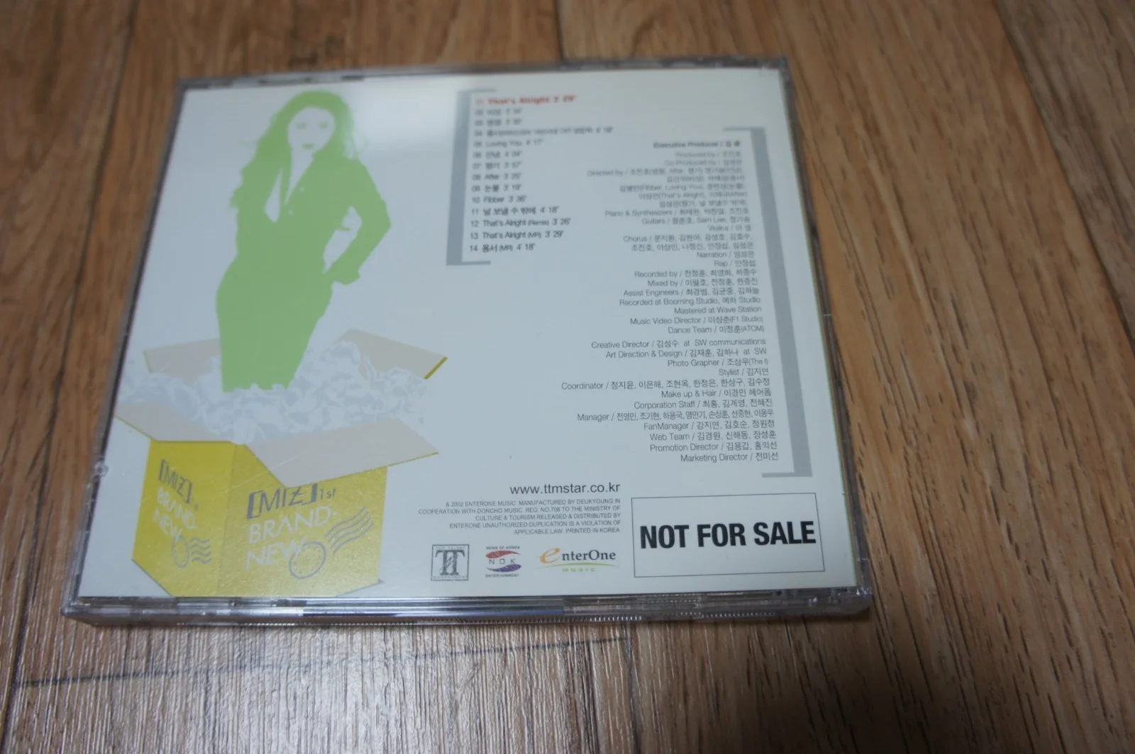 KOREA CD/Miz / 1st Album - Brand New, image 2