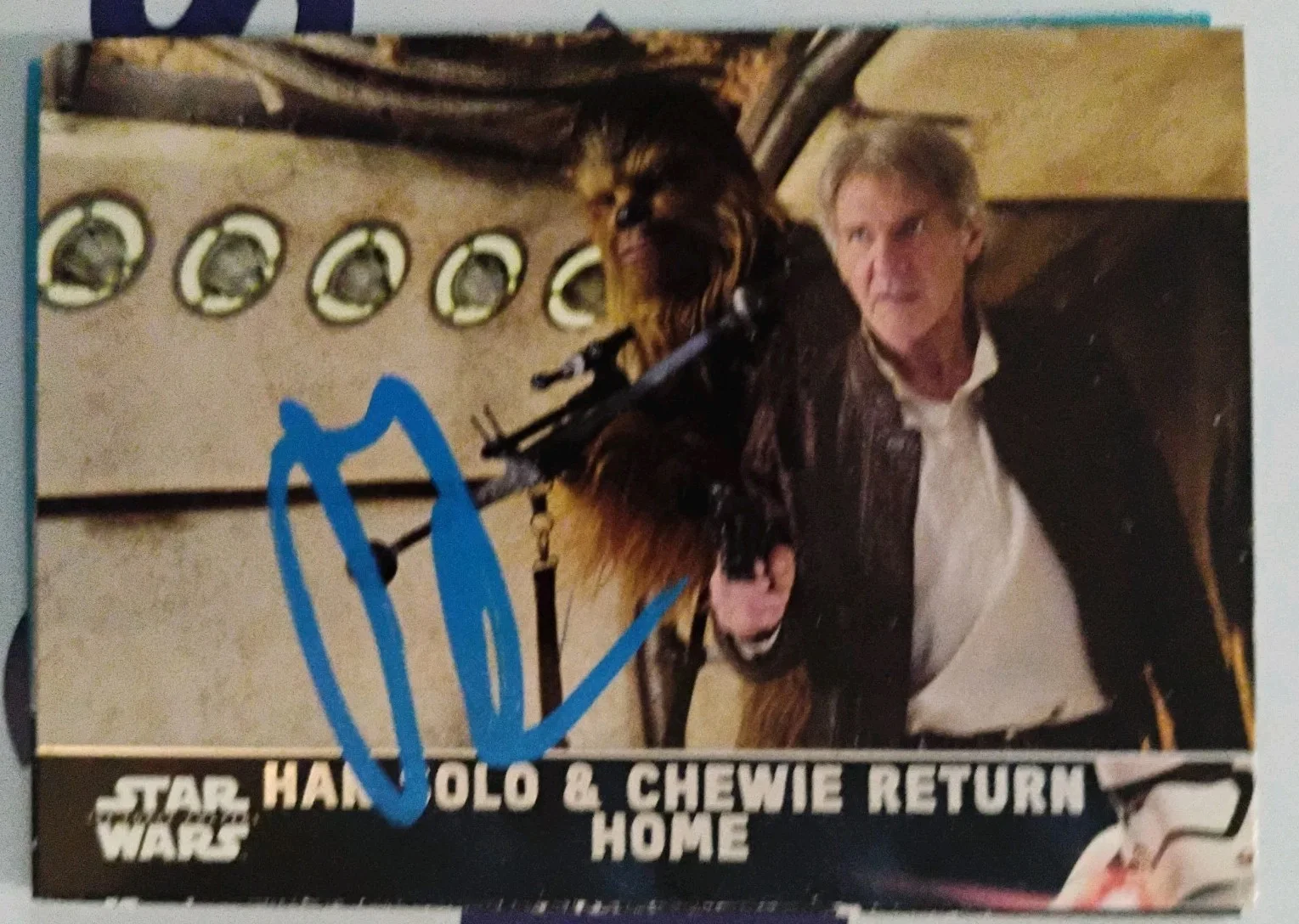 jj abrams — JJ ABRAMS STAR WARS THE FORCE AWAKENS DIRECTOR SIGNED OFFICIAL TRADING CARD RARE