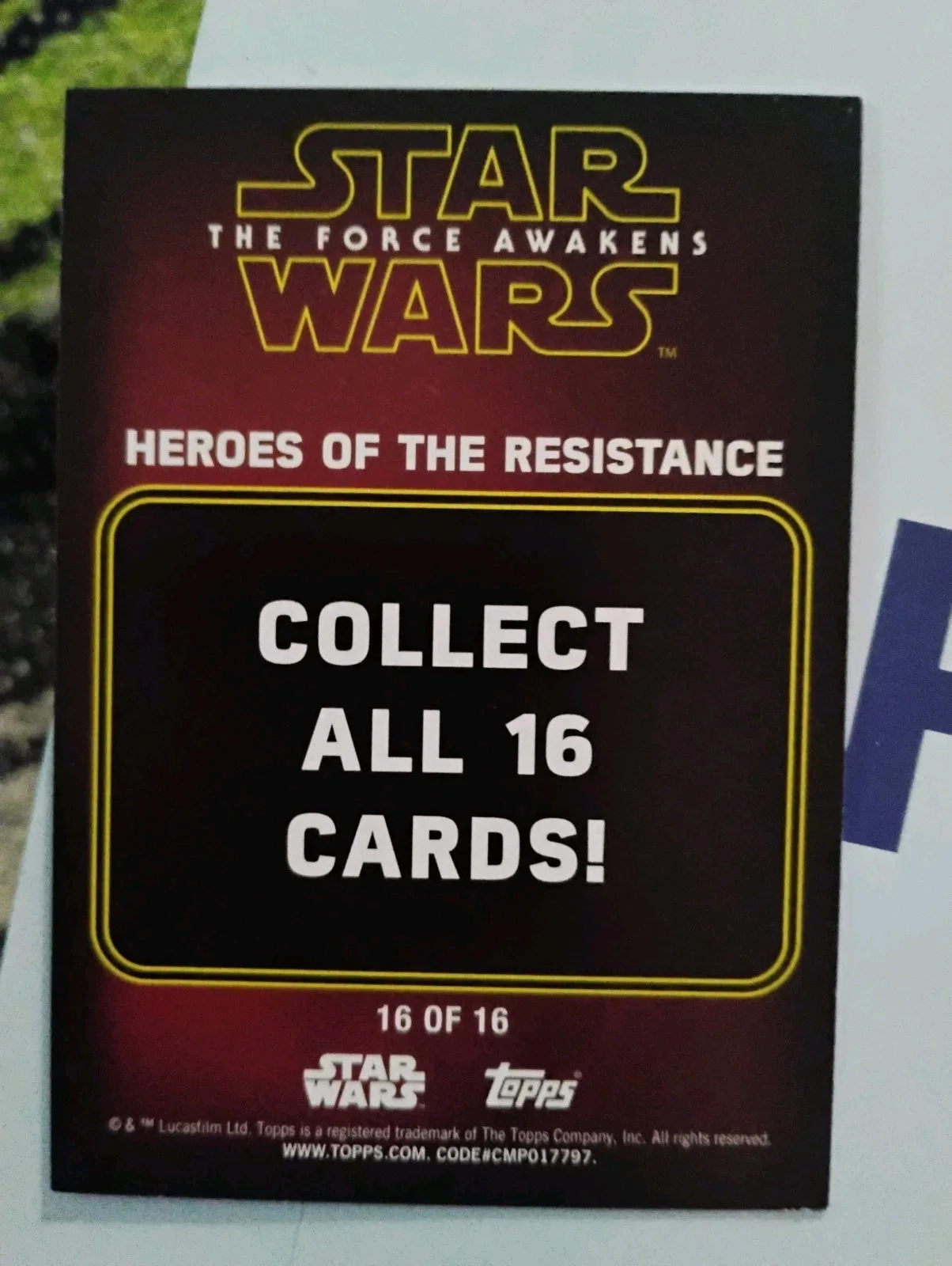 Ben shwatz — BEN SCHWARTZ AUTOGRAPHED SIGNED TRADING CARD, BB8 STAR WARS THE FORCE AWAKENS, изображение 2