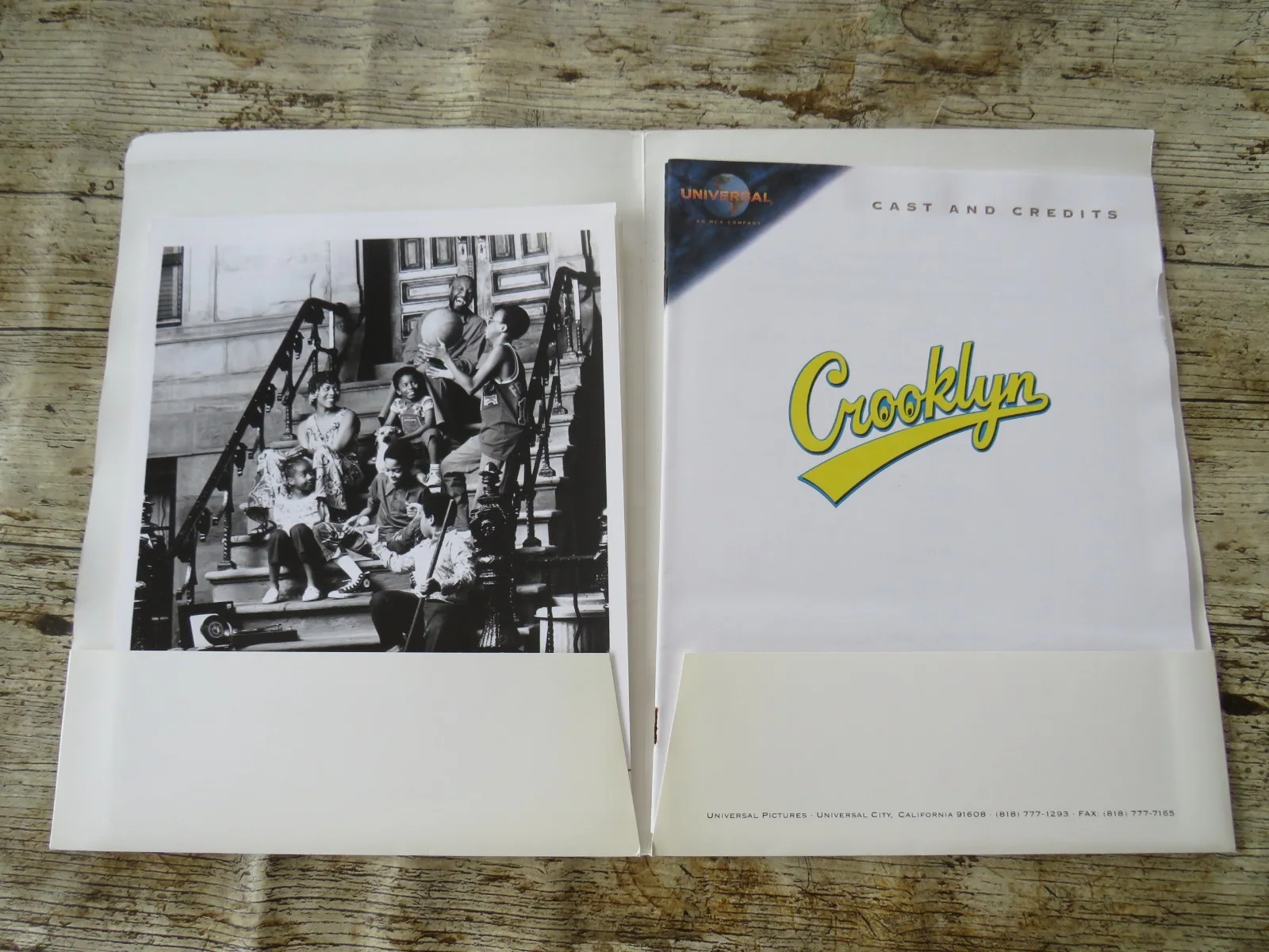 CROOKLYN ORIGINAL 1994 CINEMA FILM MOVIE PRESS KIT Spike Lee 8 PHOTOS 90's, изображение 2