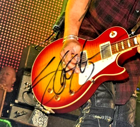 Slash Signed 8x10 Photo Guns N’ Roses Autographed JSA Certified CB46263, image 3