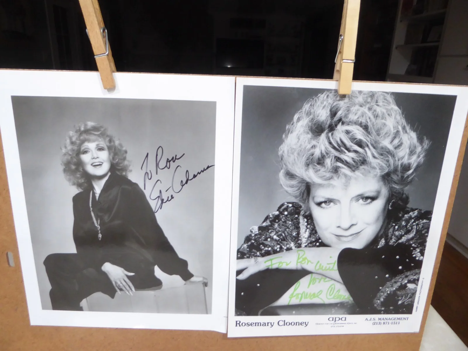 Vintage Signed Personally Inscribed Movie TV Star 25 Photos Mathis Evans Lot, изображение 2