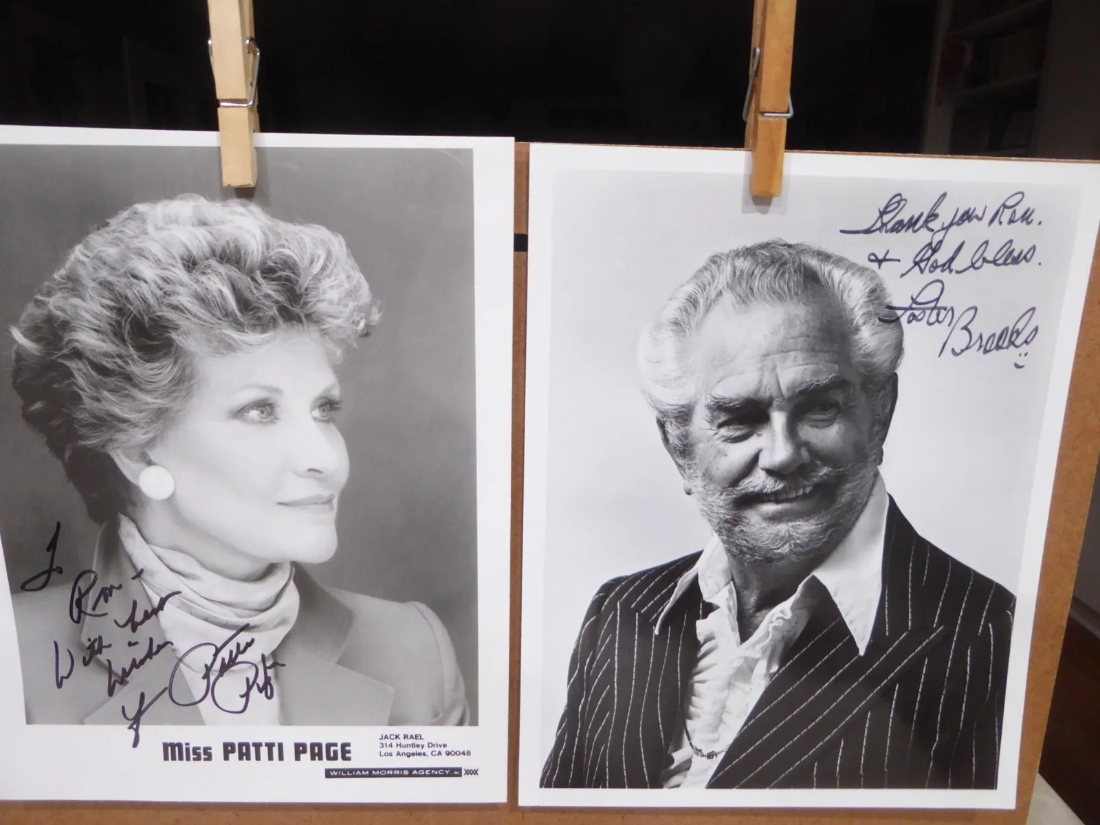 Vintage Signed Personally Inscribed Movie TV Star 25 Photos Mathis Evans Lot, изображение 4