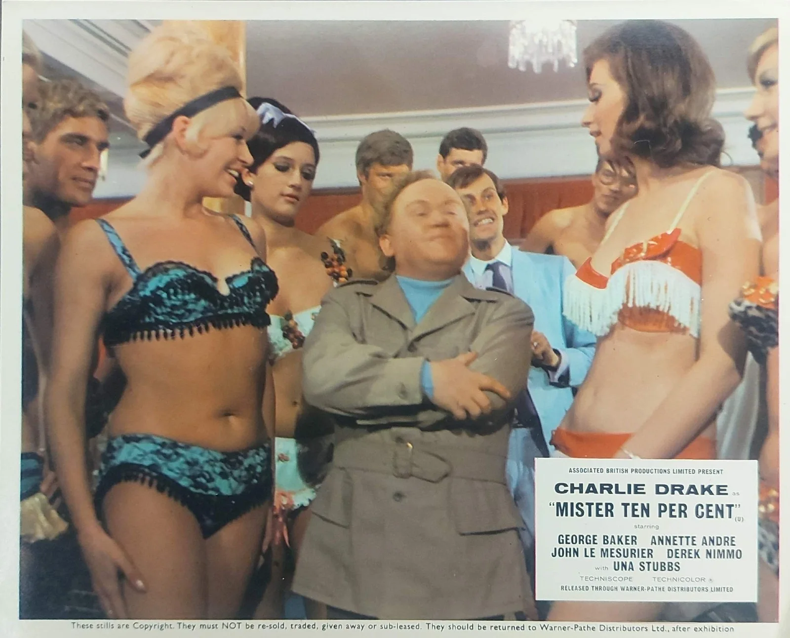 MISTER TEN PERCENT ORIGINAL UK FOH LOBBY CARDS SET 1967, изображение 5