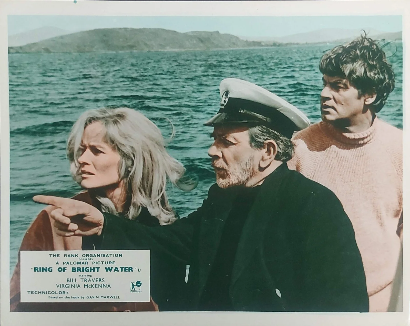 RING OF BRIGHT WATER ORIGINAL UK FOH LOBBY CARDS SET 1969, изображение 3