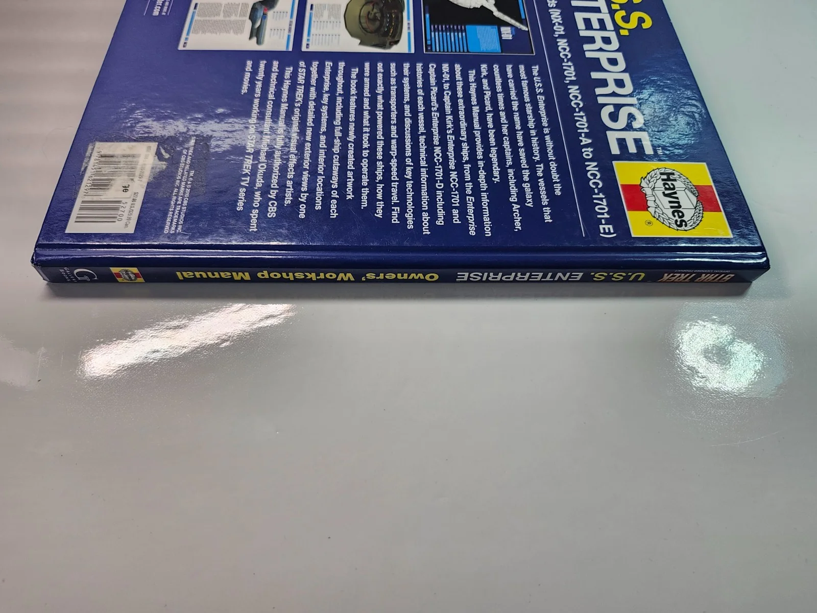 GEORGE TAKEI — GEORGE TAKEI JSA SIGNED STAR TREK HAYNES U.S.S. ENTERPRISE OWNERS MANUAL HC RARE, image 3