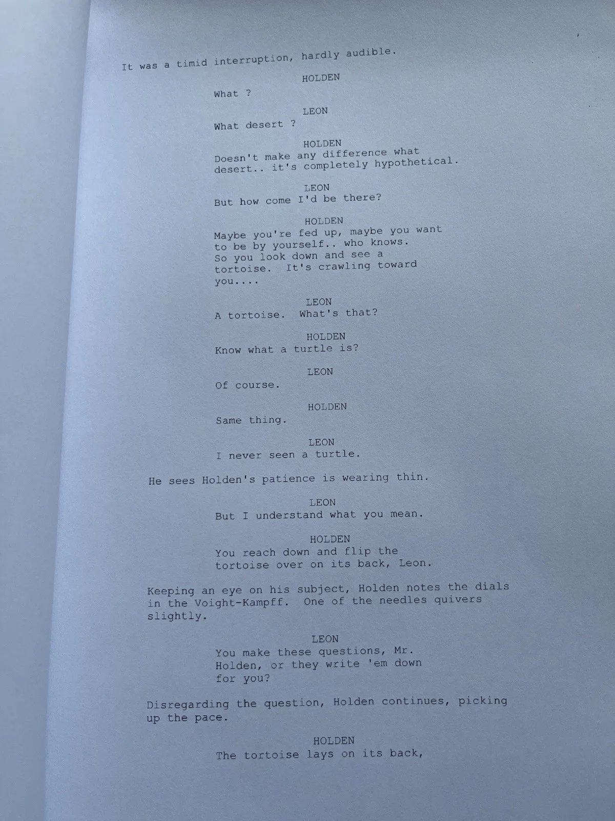 Blade Runner Film Script / Screenplay. Harrison Ford, Rutger Hauer., image 2