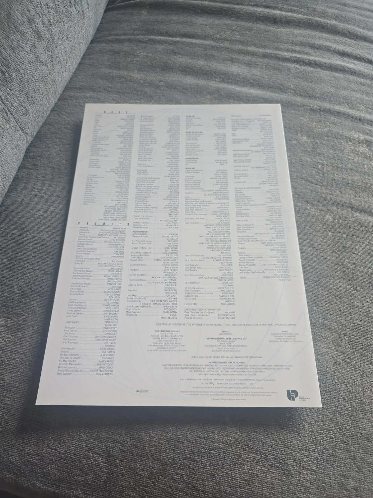 Mission Impossible Press Kit Folder Promo Literature Display Memorabilia A4, image 2