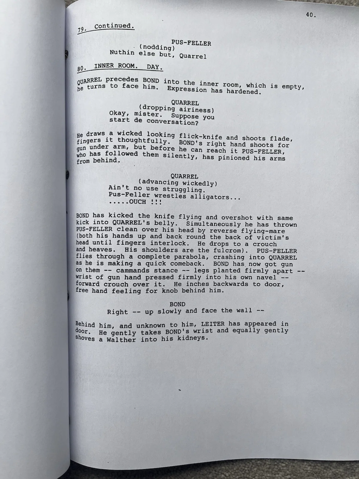 Dr. No Film Script. James Bond 007 Sean Connery, Ursula Andress, Ian Fleming., изображение 2