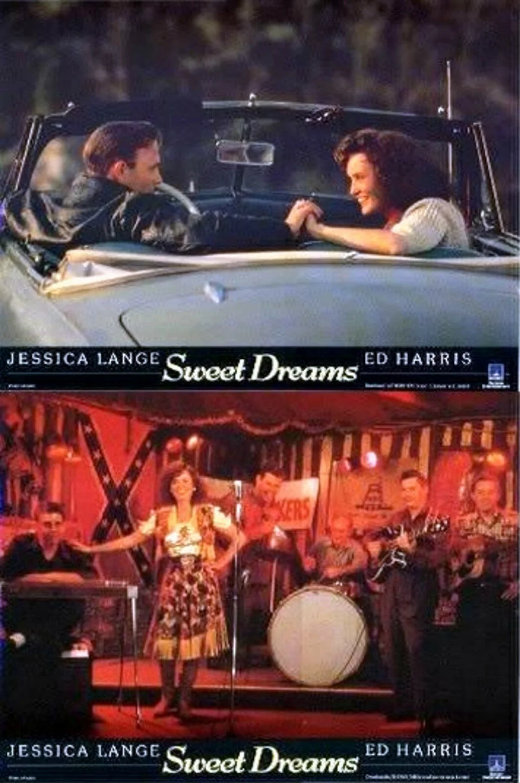 SWEET DREAMS 1985 Jessica Lange Ed Harris PATSY CLINE LOBBY SET, image 2
