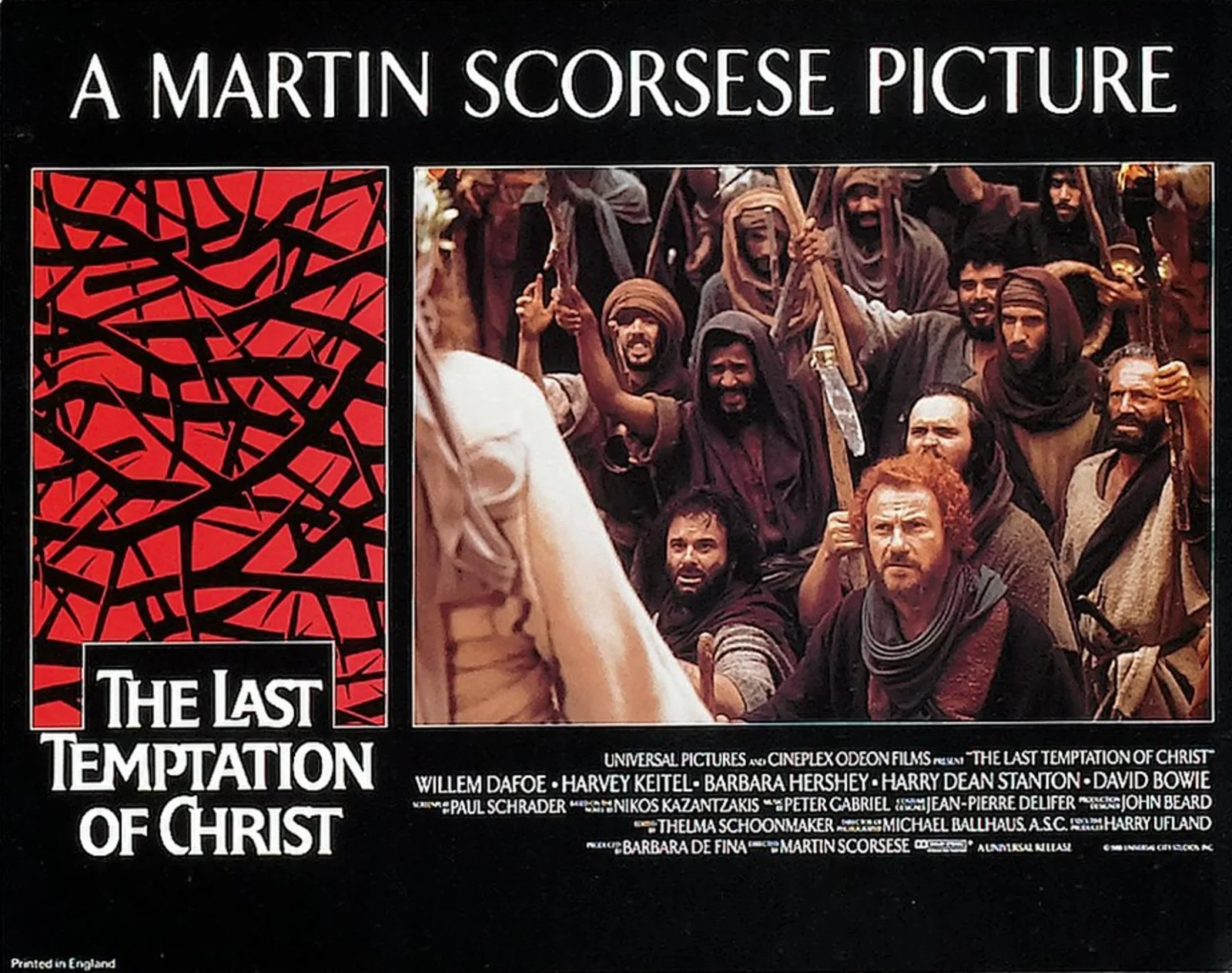 LAST TEMPTATION OF CHRIST 1988 Willem Dafoe - Martin Scorsese LOBBY SET, изображение 4