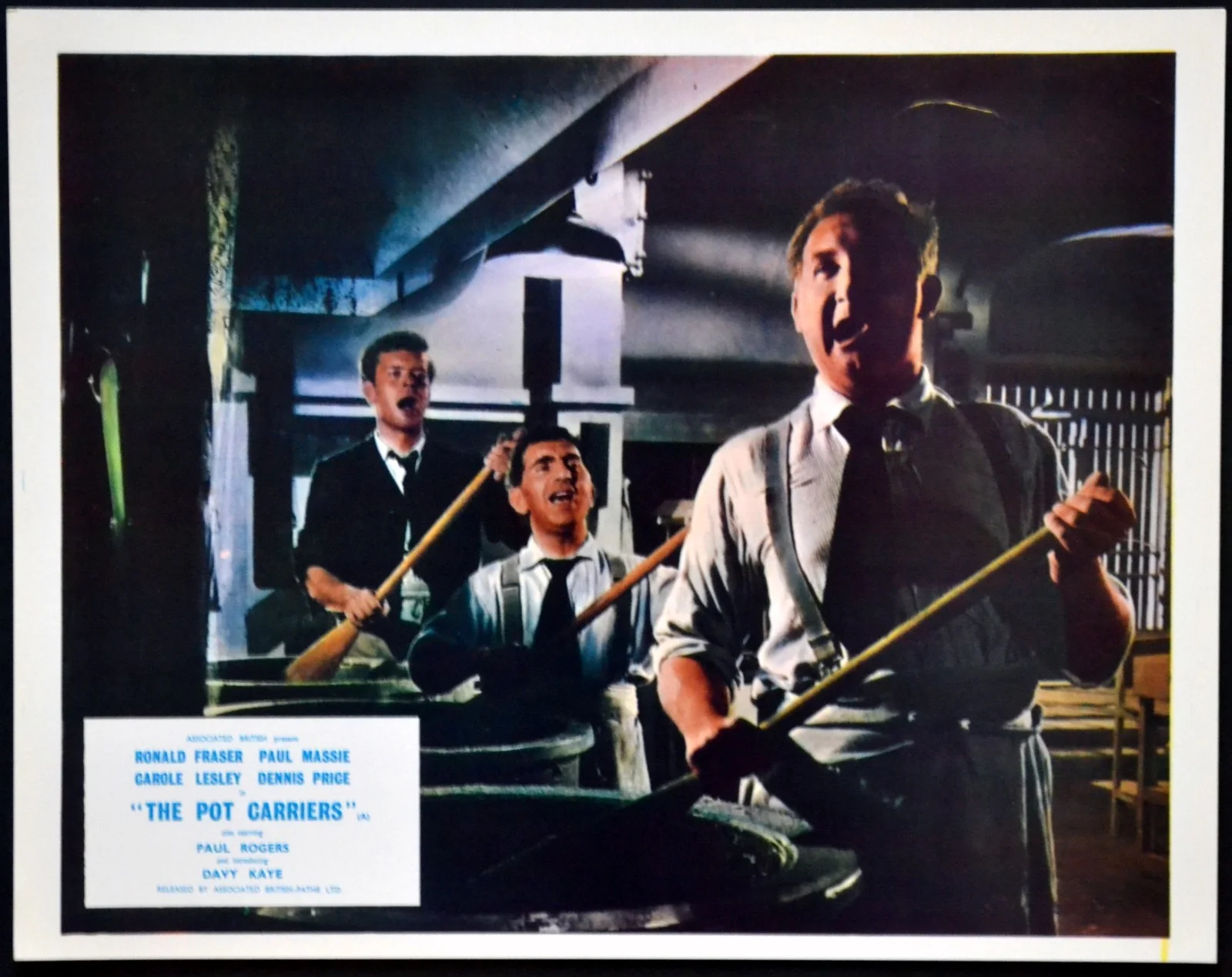POT CARRIERS 1962 Ronald Fraser, Paul Massie, Carole Lesley UK LOBBY SET, изображение 2