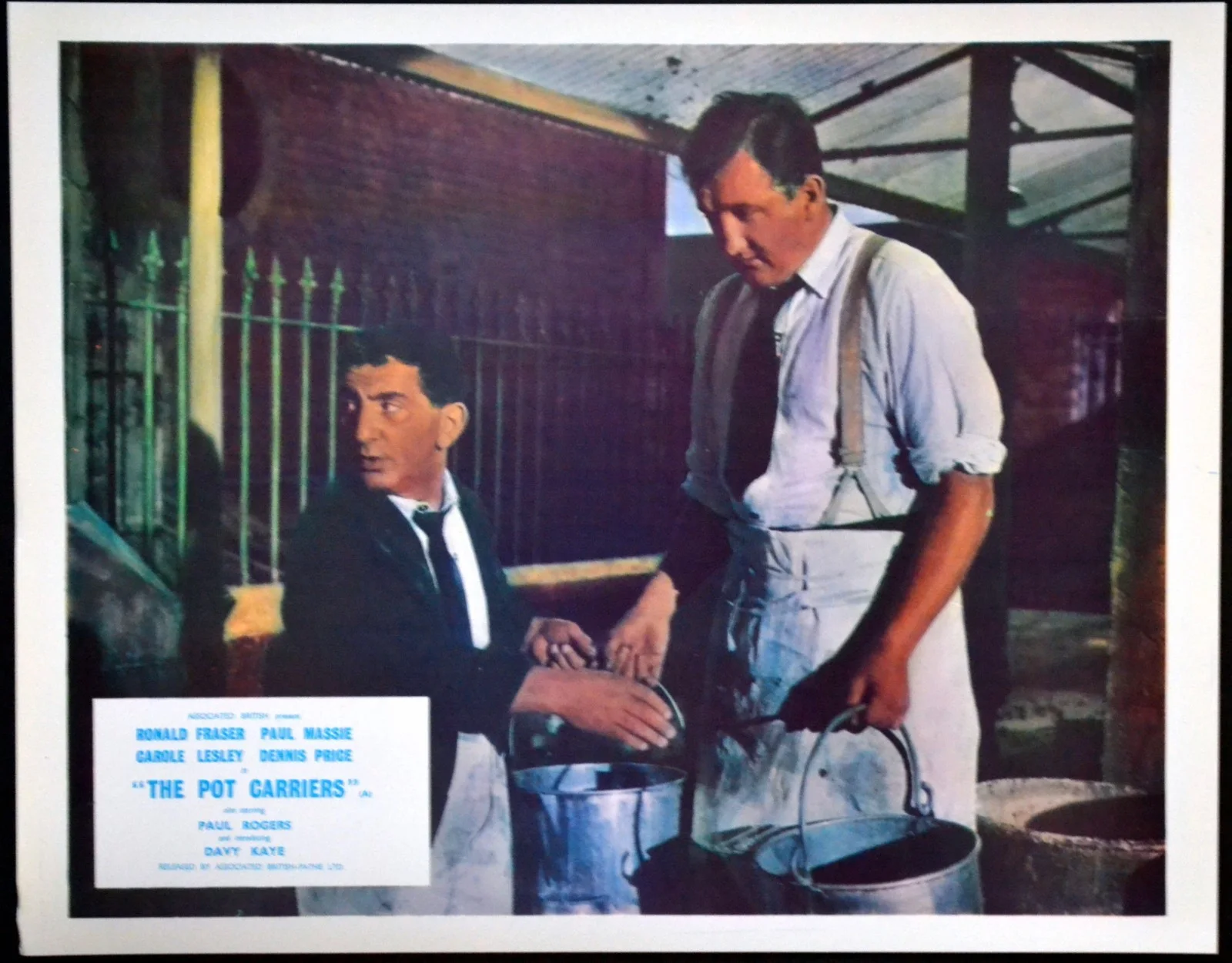 POT CARRIERS 1962 Ronald Fraser, Paul Massie, Carole Lesley UK LOBBY SET, изображение 5