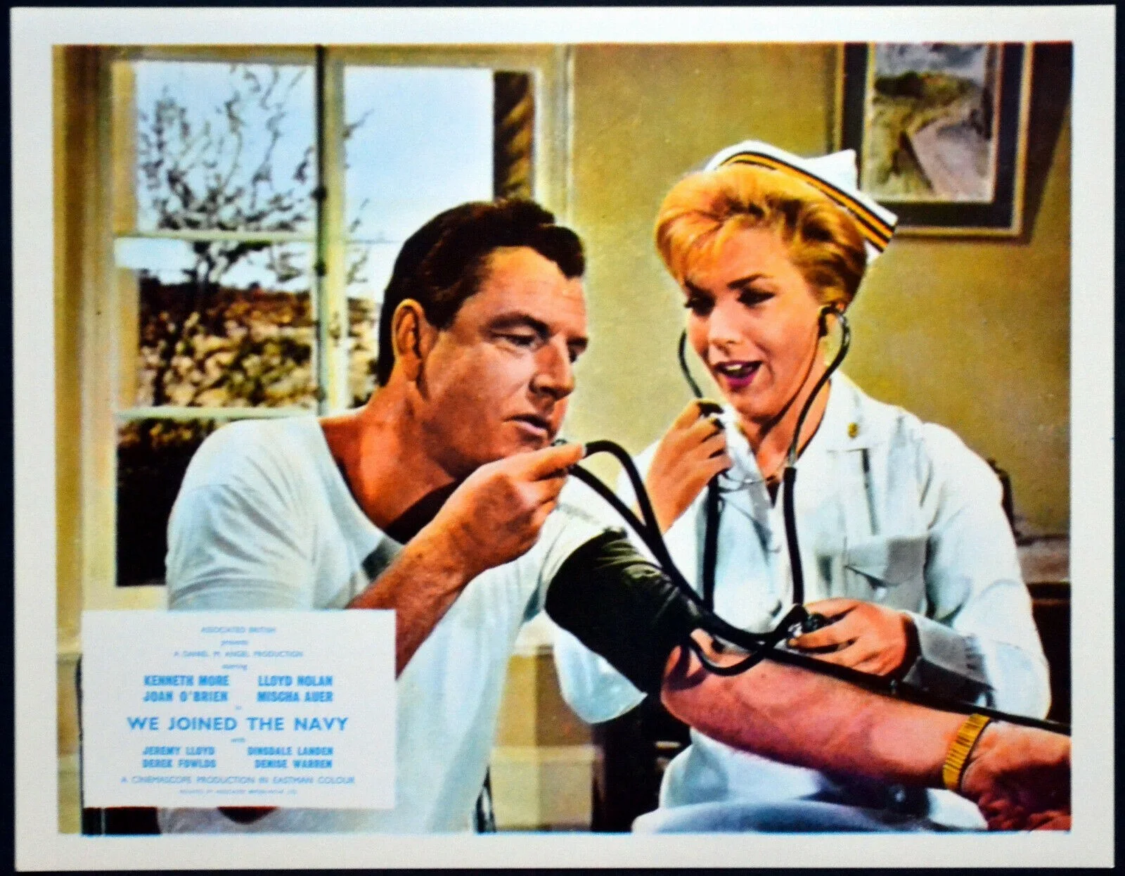 WE JOINED THE NAVY 1962 Kenneth More, Joan O'Brien, Lloyd Nolan UK LOBBY SET, изображение 5