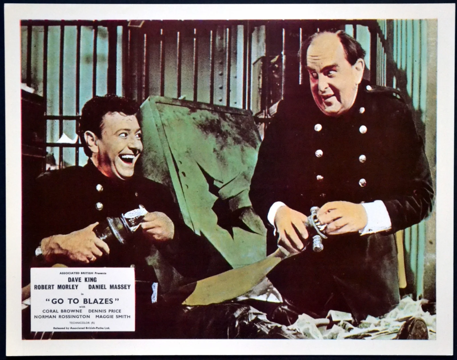 GO TO BLAZES 1962 Dave King, Robert Morley, Daniel Massey UK LOBBY SET, изображение 3