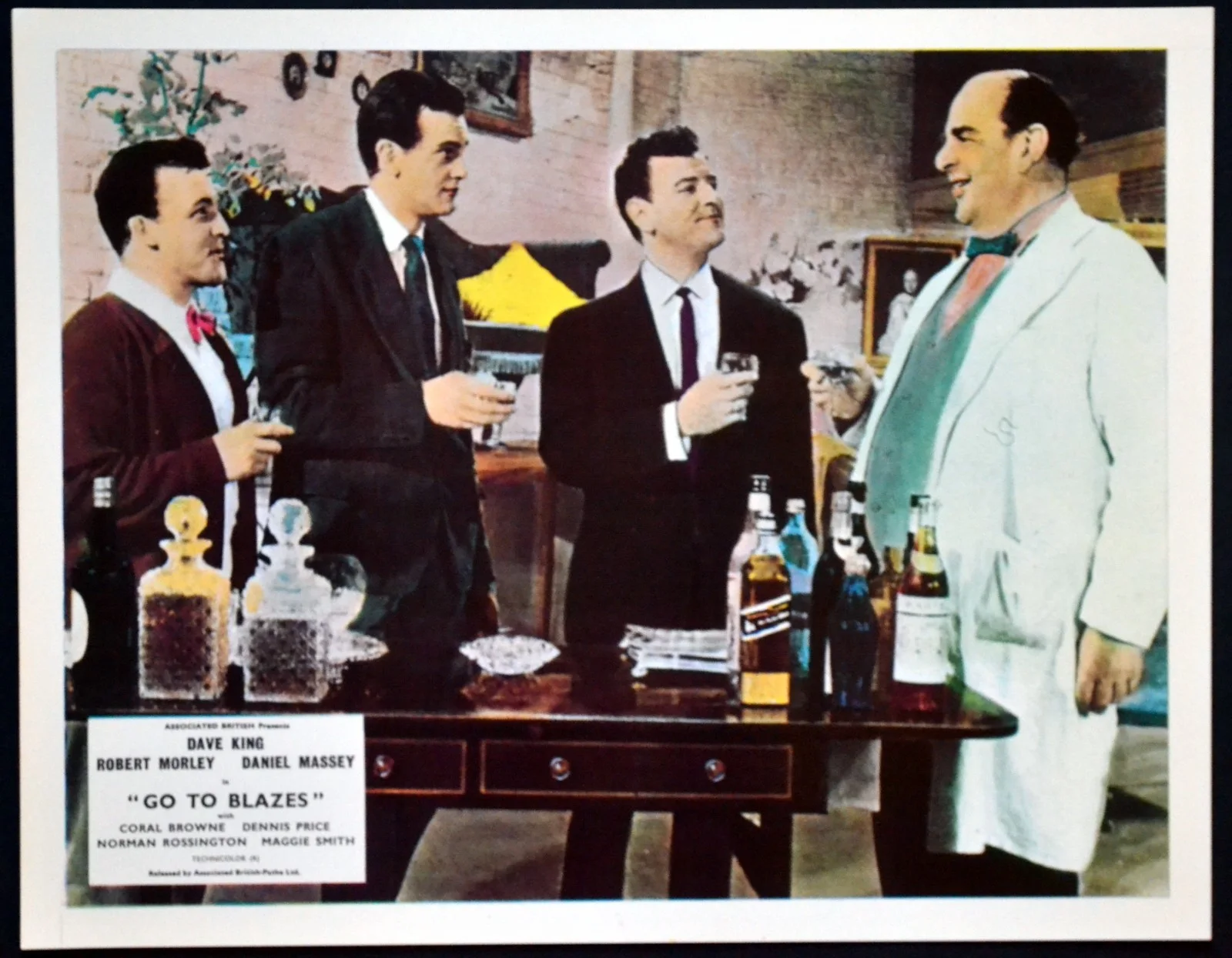 GO TO BLAZES 1962 Dave King, Robert Morley, Daniel Massey UK LOBBY SET, изображение 4