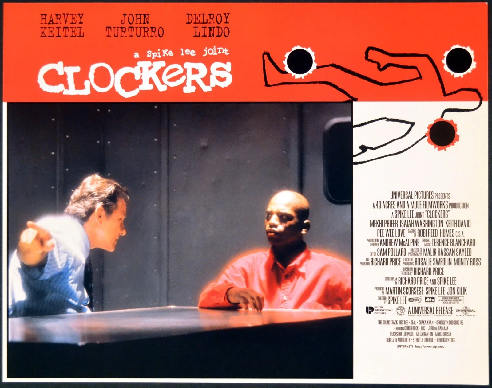 CLOCKERS 1995 Spike Lee * Harvey Keitel Delroy Lindo Mekhi Phifer LOBBY SET, image 2